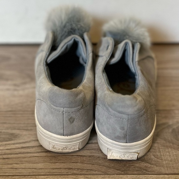 Sam Edelman Leya Blue and White Sneakers - Picture 4 of 7